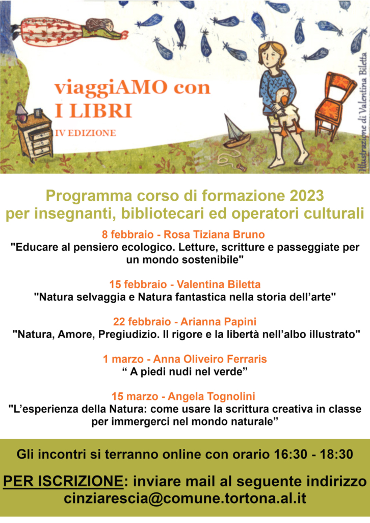 viaggiAMO con I LIBRI - formazione - locandina a colori