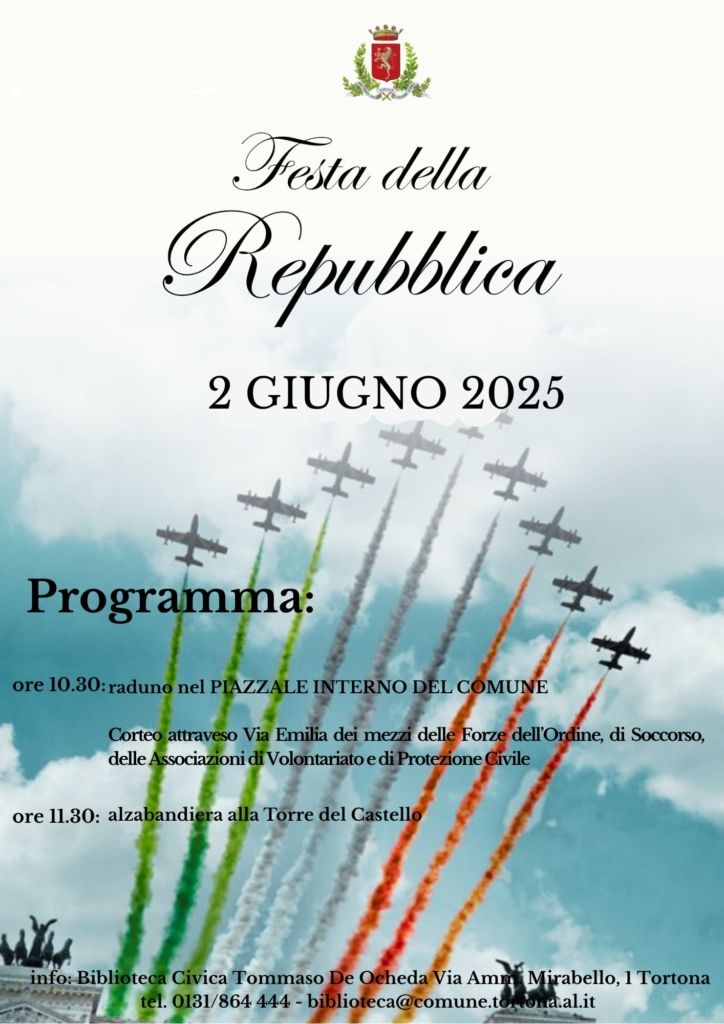 2 giugno: Festa della Repubblica - locandina