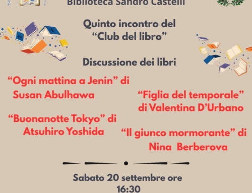 Quinto incontro del Gruppo di Lettura