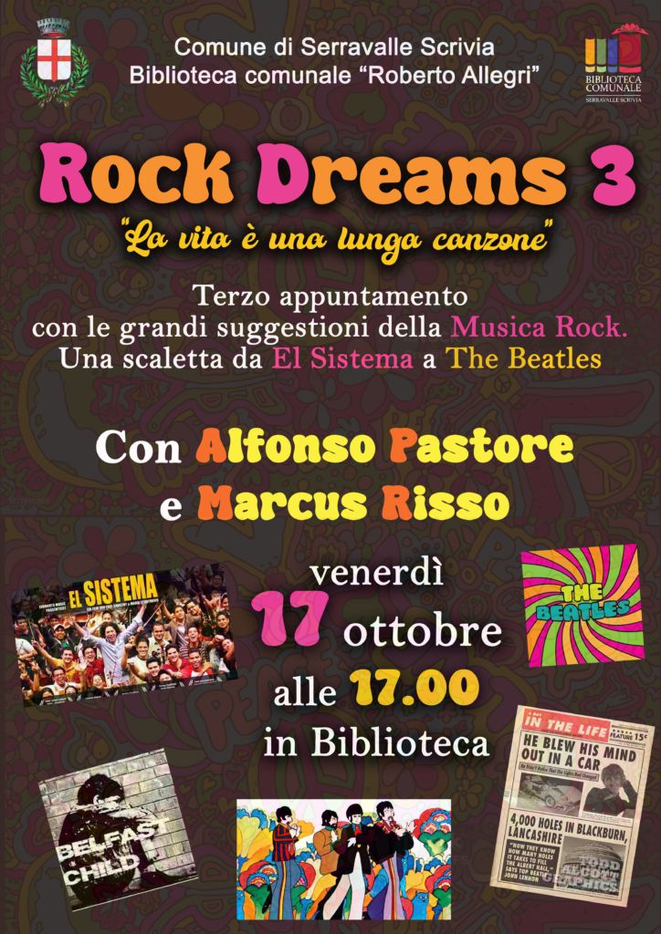“Rock Dreams 3” a Serravalle Scrivia - locandina