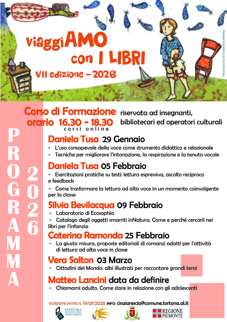 La formazione di “viaggiAMO con I LIBRI” - locandina
