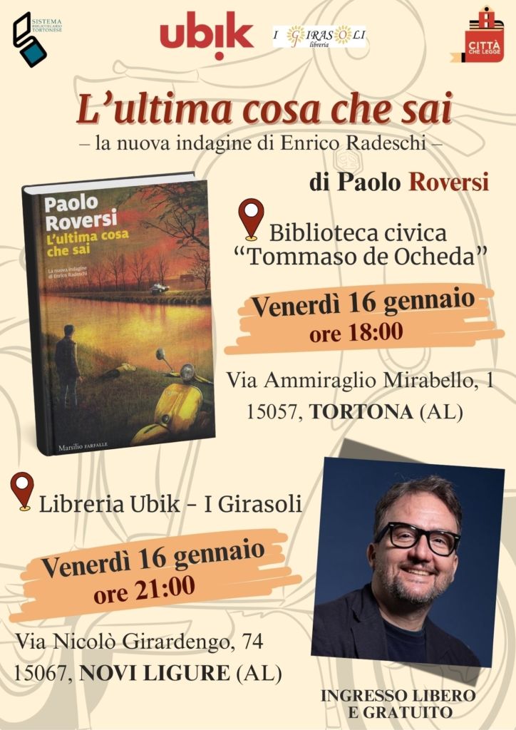 Paolo Roversi in biblioteca! - locandina